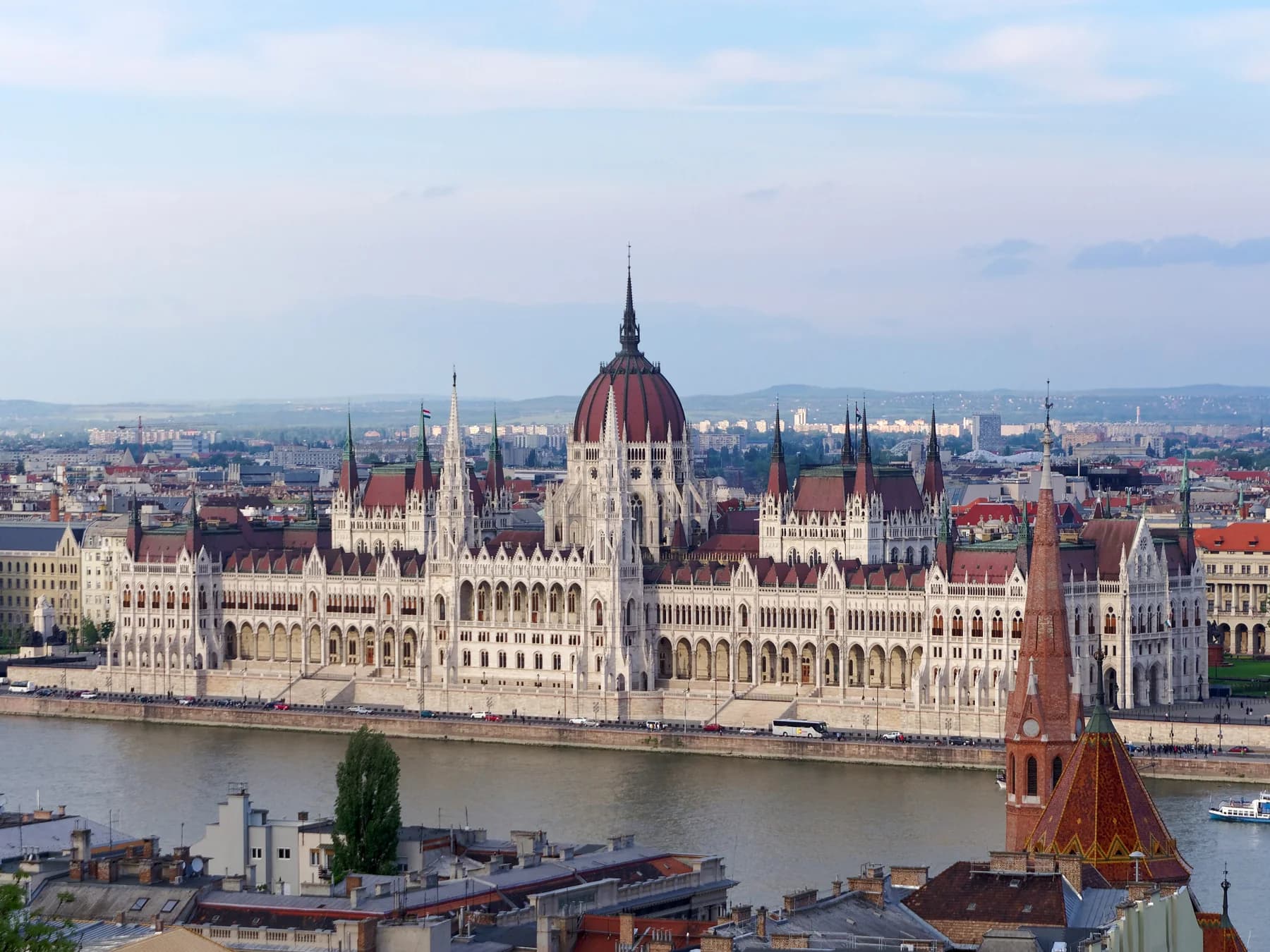 The Hungarian Parliament Building on the Danube, Budapest